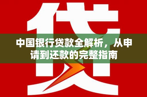 喀什中国银行贷款全解析，从申请到还款的完整指南