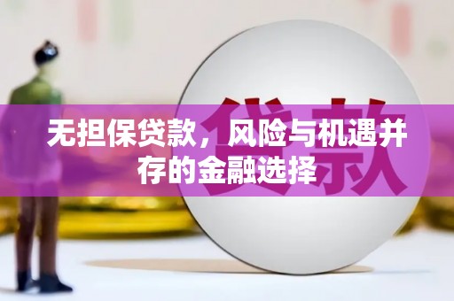 喀什无担保贷款，风险与机遇并存的金融选择
