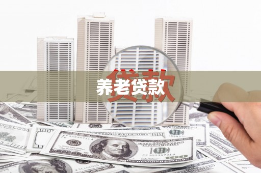 喀什养老贷款