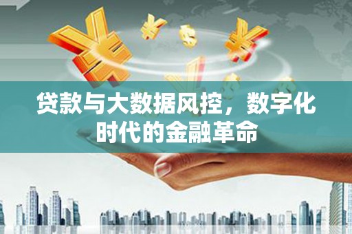 喀什贷款与大数据风控，数字化时代的金融革命