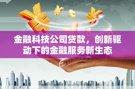 喀什金融科技公司贷款，创新驱动下的金融服务新生态