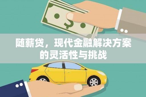 喀什随薪贷，现代金融解决方案的灵活性与挑战
