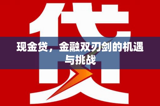 喀什现金贷，金融双刃剑的机遇与挑战