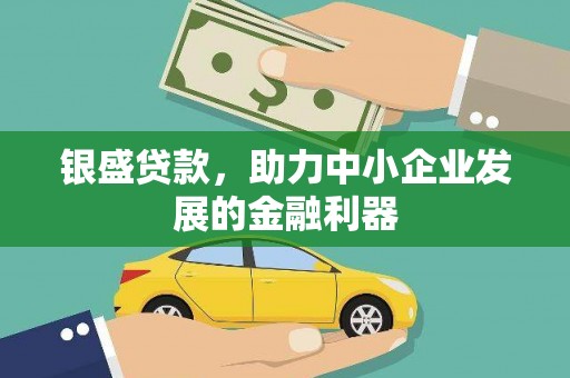 喀什银盛贷款，助力中小企业发展的金融利器