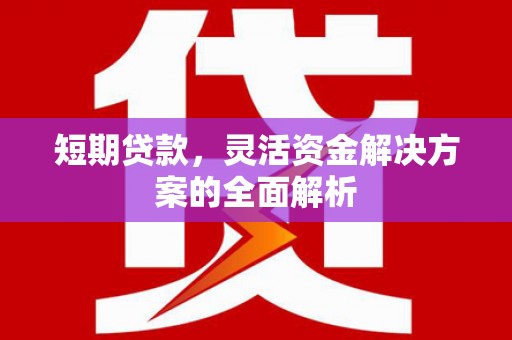 喀什短期贷款，灵活资金解决方案的全面解析