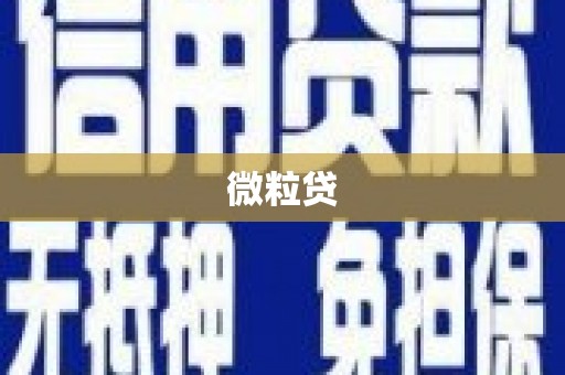 喀什微粒贷