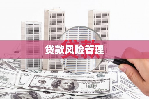 喀什贷款风险管理