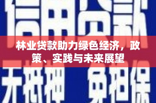 喀什林业贷款助力绿色经济，政策、实践与未来展望