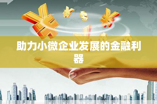 喀什助力小微企业发展的金融利器