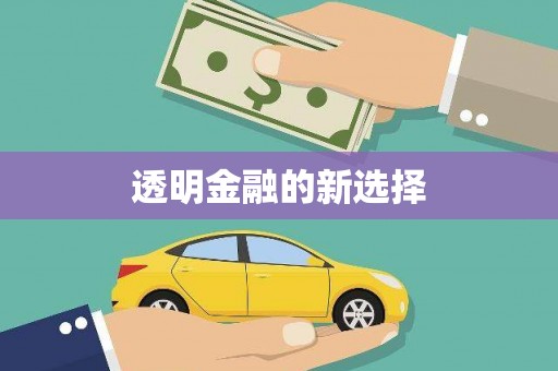 喀什透明金融的新选择