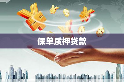喀什保单质押贷款