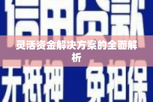 喀什灵活资金解决方案的全面解析